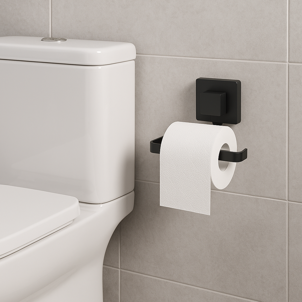 ROHA TOILETTENPAPIERHALTER MIT SAUGNÄPFEN